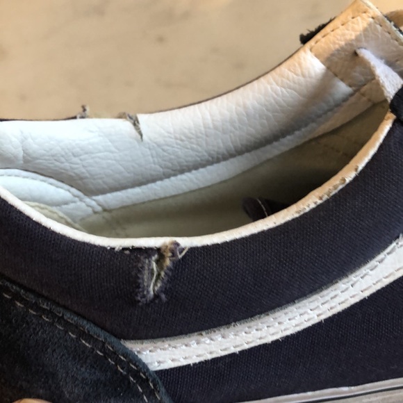 Navy Blue Old Skool Vans - Picture 9 of 10